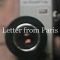 Letter from Paris | Brief von Paris